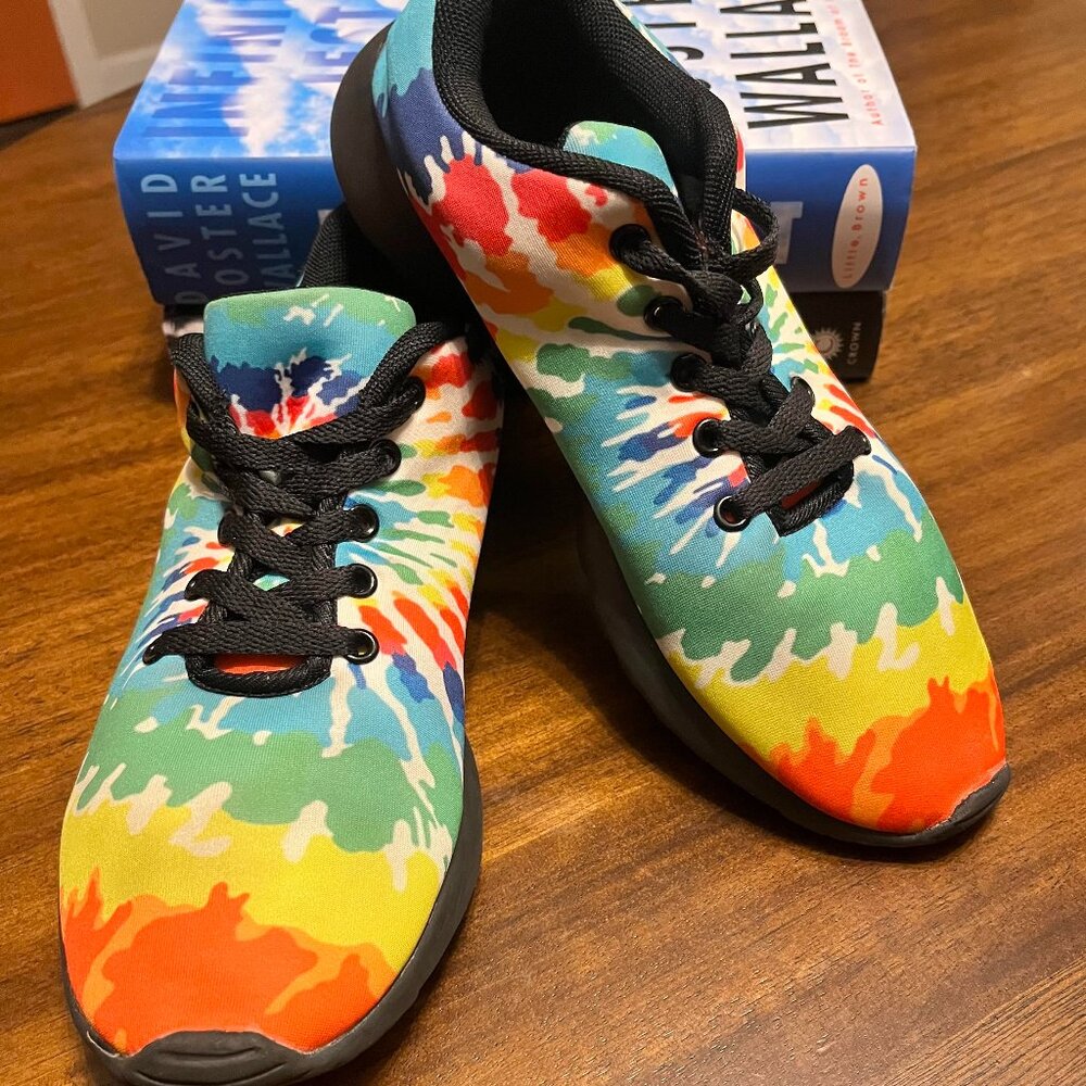 Women's Soft Funky Tie Dyed Athletic Shoes Size 7